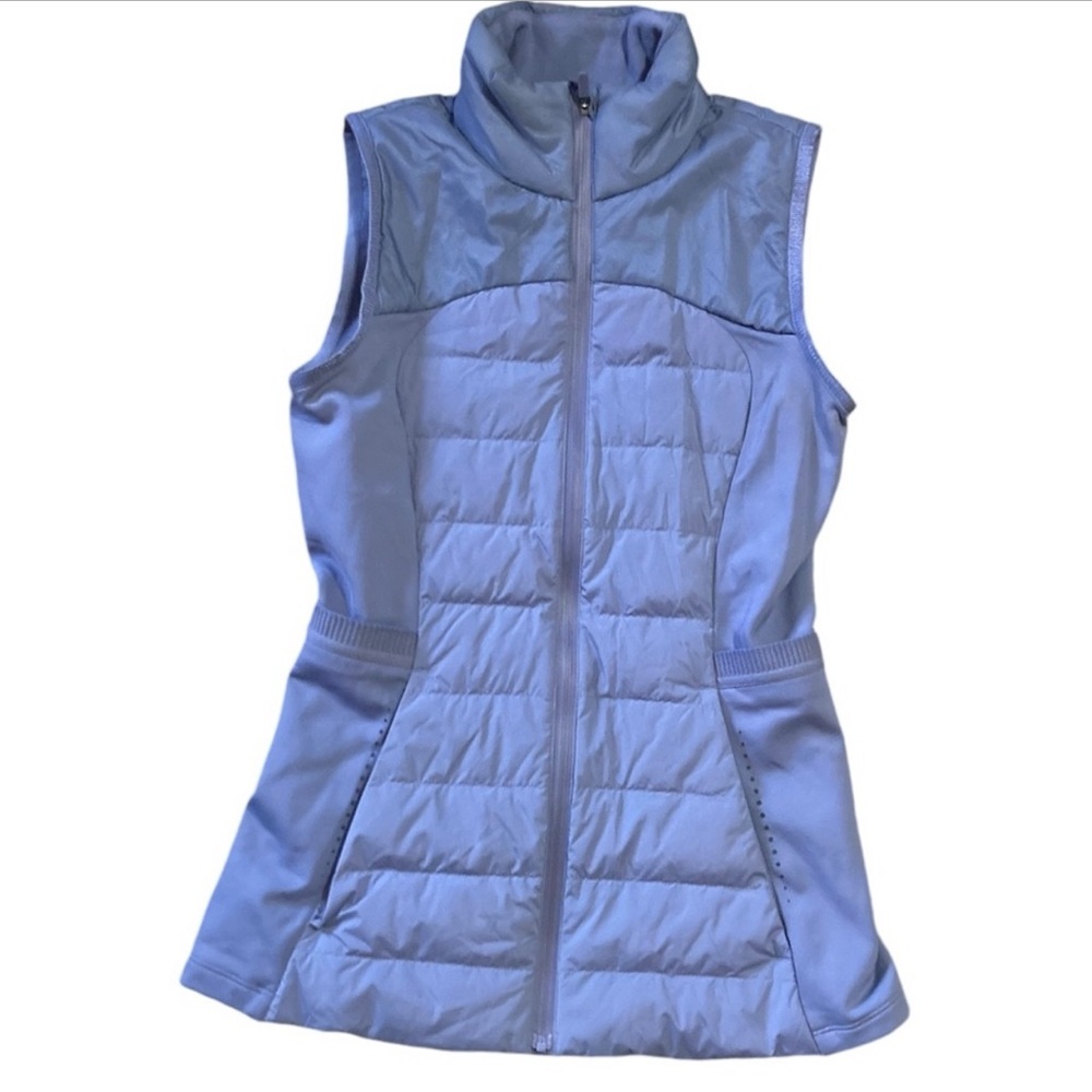 Lululemon Down For It All Puffer Vest Women’s size 2 Light Purple - Picture 4 of 8